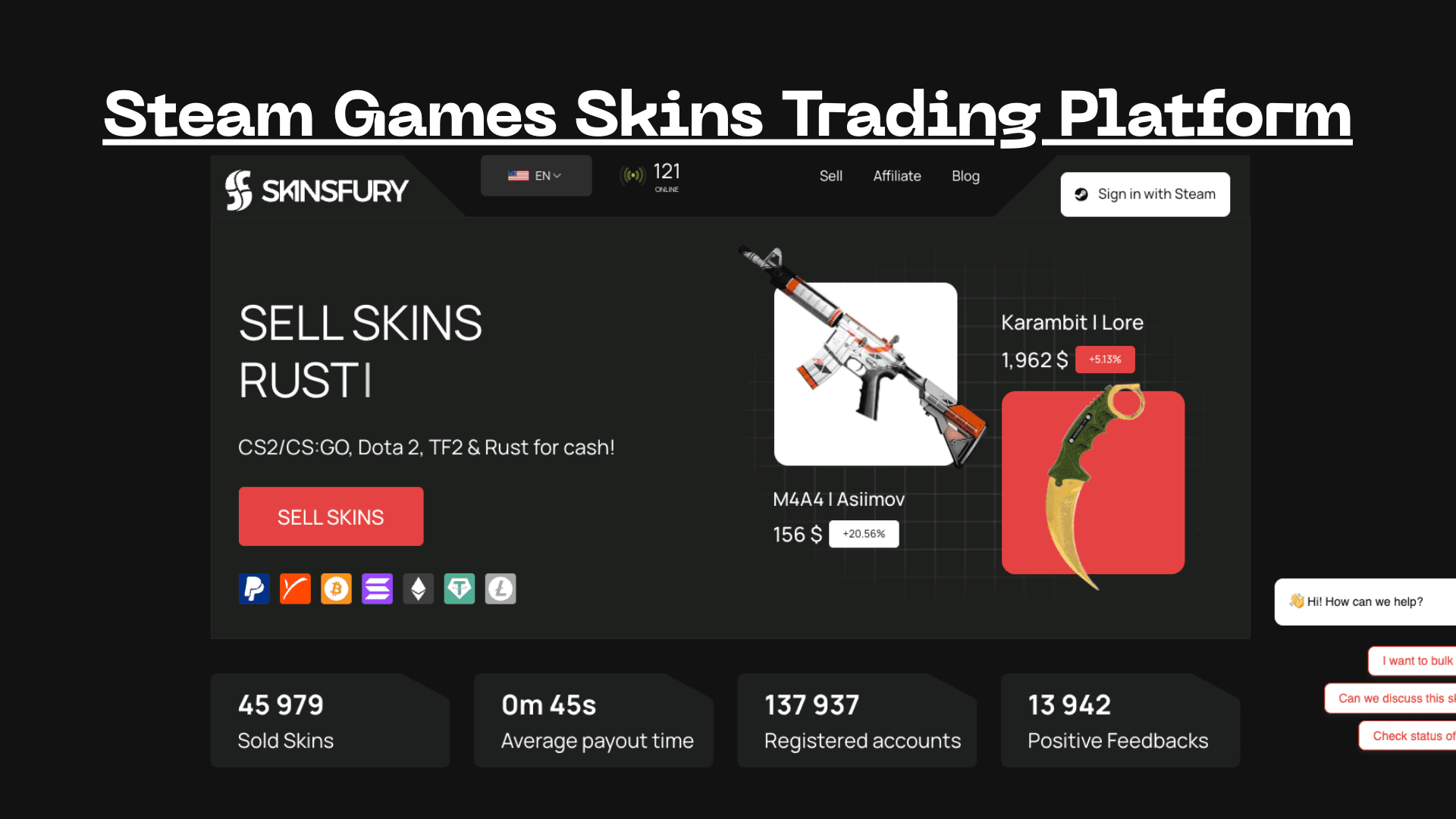 Steam Skin Trading Platform